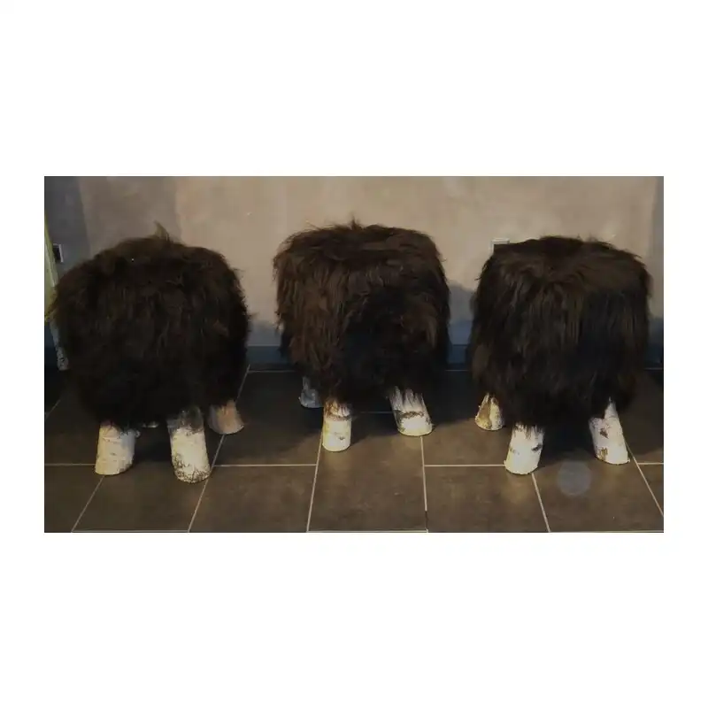 Sheepskin Stool