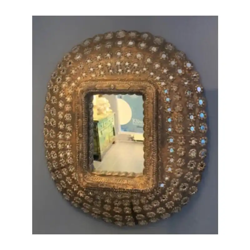 Big mirror / wood H: 145 cm